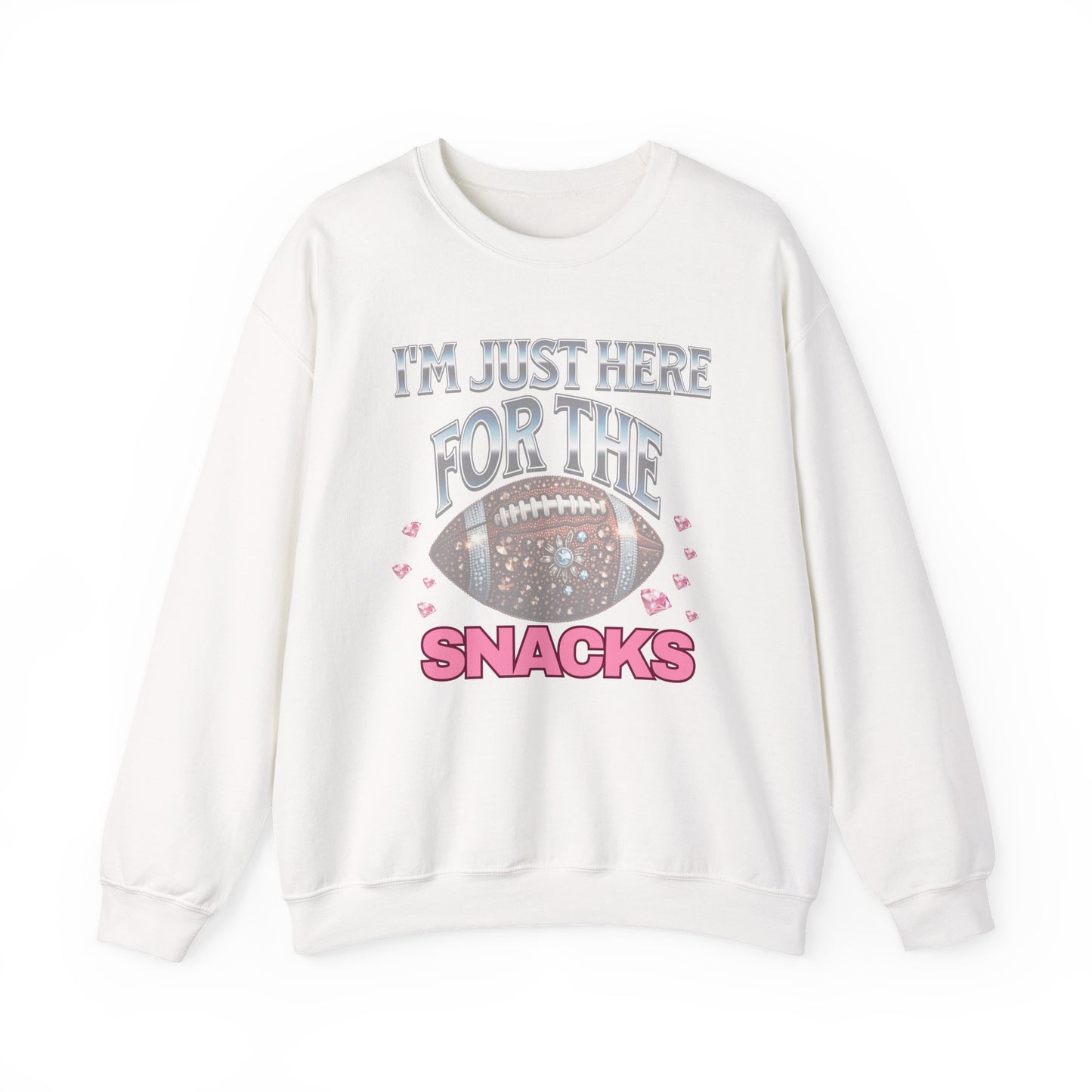 Game Day Comfort Crewneck Sweatshirt, Football Fan Gift, Casual Outfit, Cozy Apparel, Snack Lover Sweatshirt