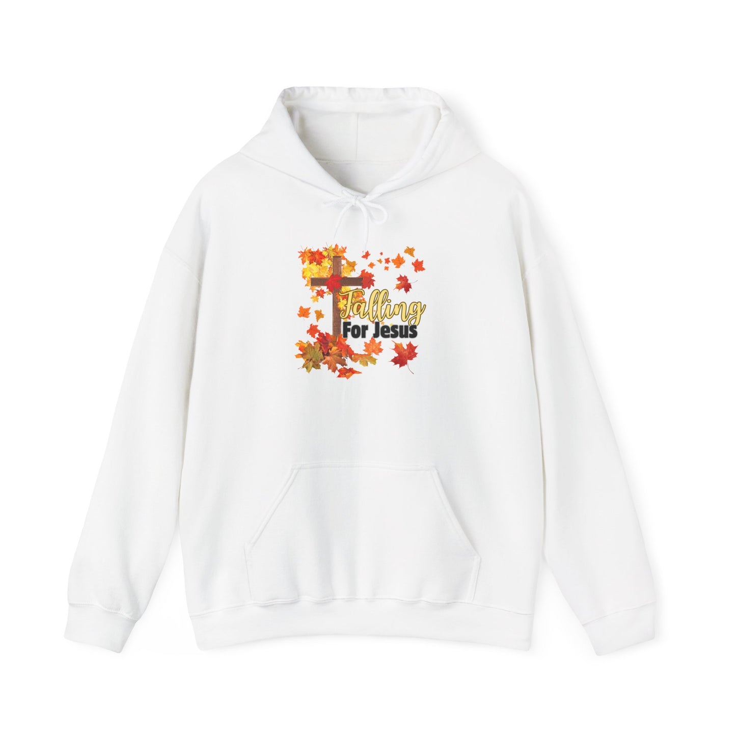 Christian Hooded Sweatshirt - Falling for Jesus Design