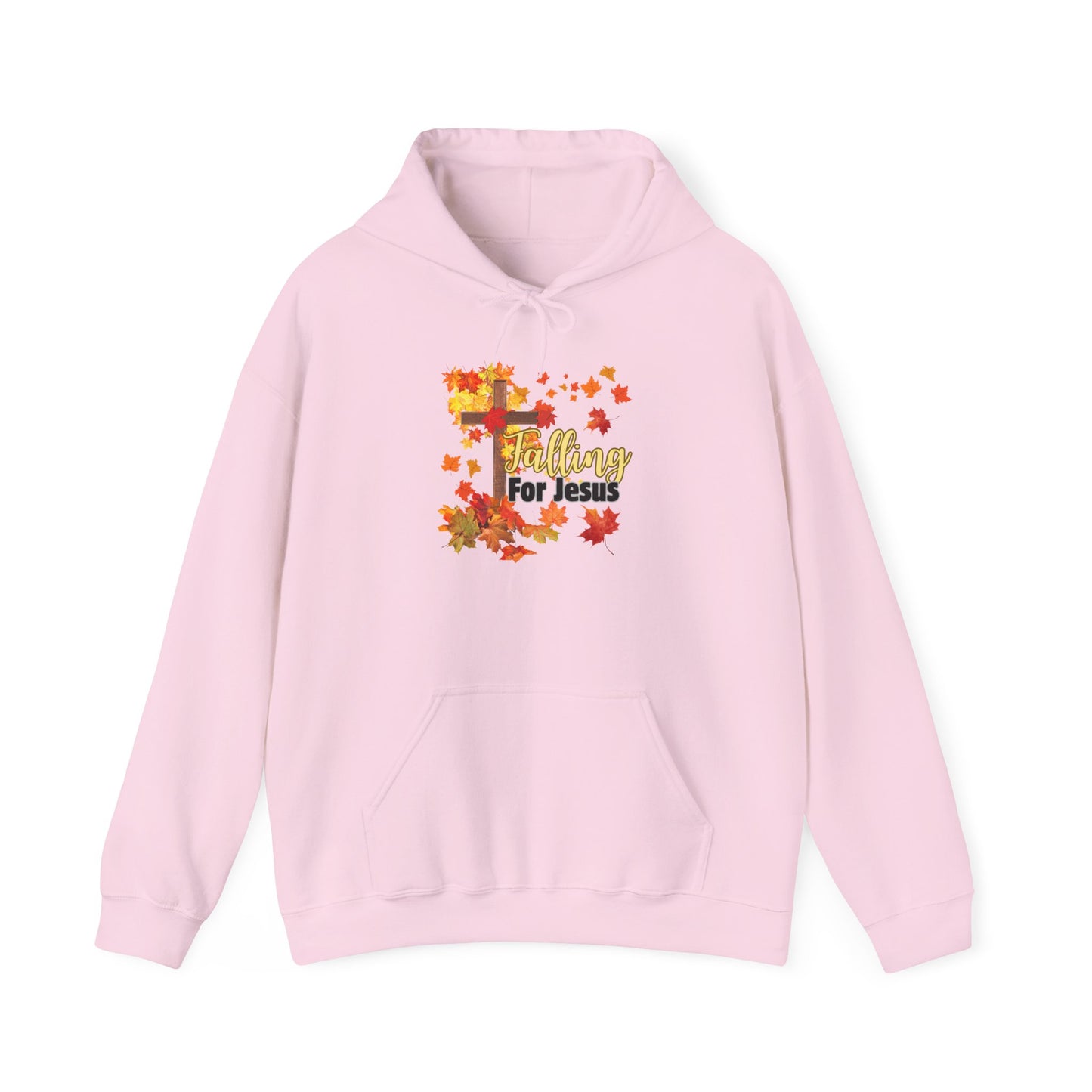 Christian Hooded Sweatshirt - Falling for Jesus Design