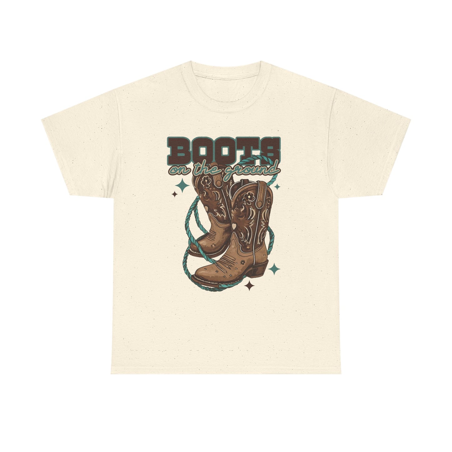 Western Boots Down Unisex Tee