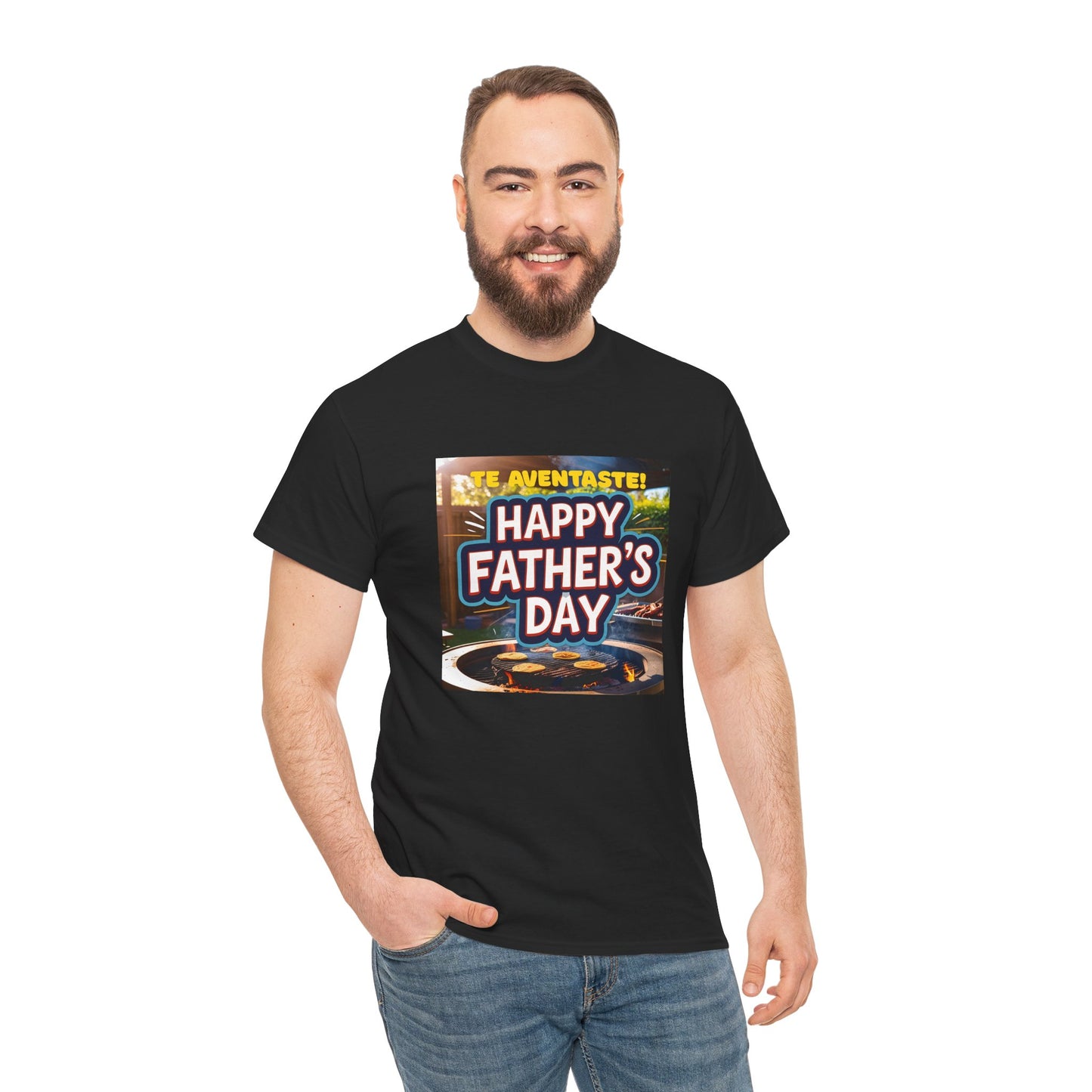 Father's Day Unisex Heavy Cotton Tee, Casual Father's Day Gift, Graphic Tee, Comfort Wear, Dad T-Shirt