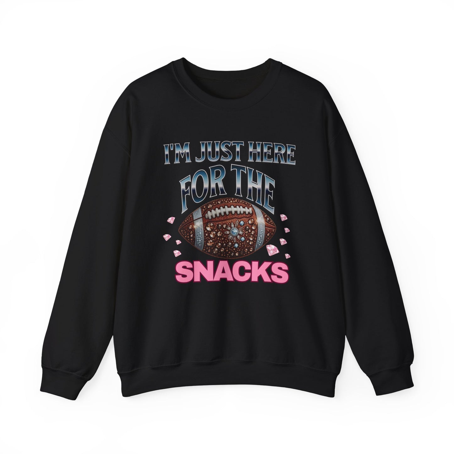 Game Day Comfort Crewneck Sweatshirt, Football Fan Gift, Casual Outfit, Cozy Apparel, Snack Lover Sweatshirt