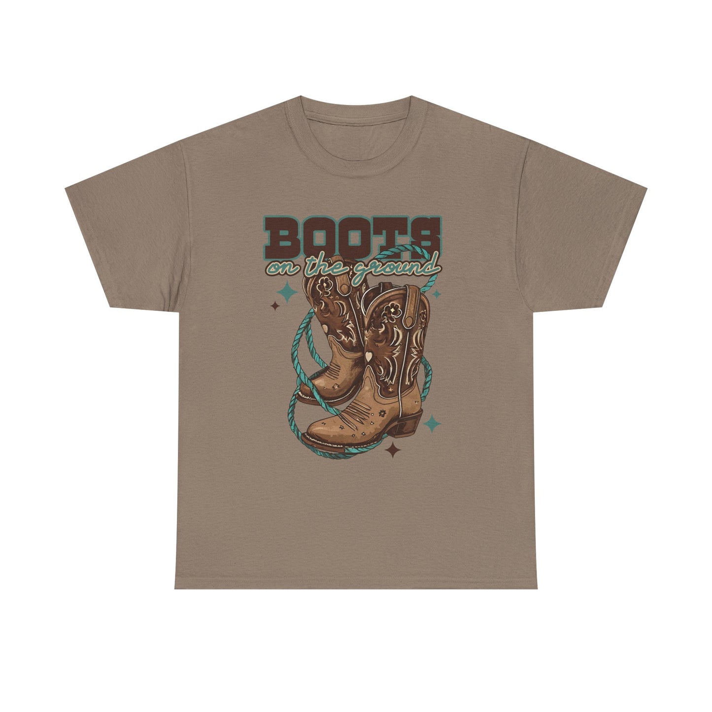 Western Boots Down Unisex Tee