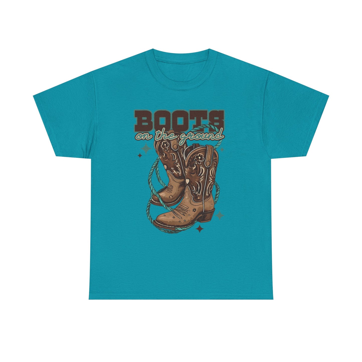 Western Boots Down Unisex Tee