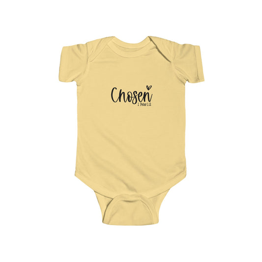 Chosen Infant Bodysuit - Cute Baby Shower Gift, Newborn Essentials, Playful Outfit, Gender Neutral Baby Clothing, Personalized Baby Gift