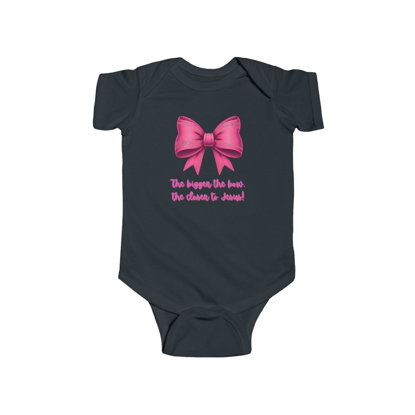 Funny Bow Infant Bodysuit