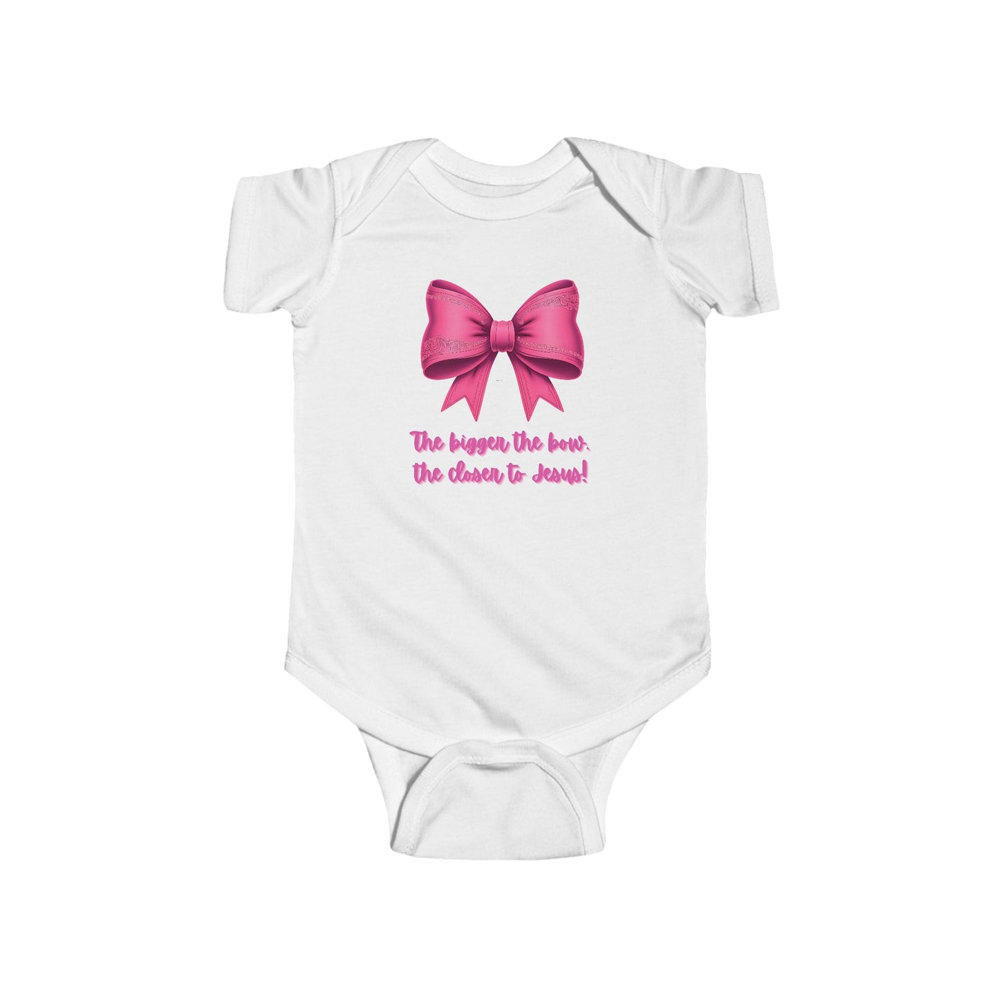 Funny Bow Infant Bodysuit