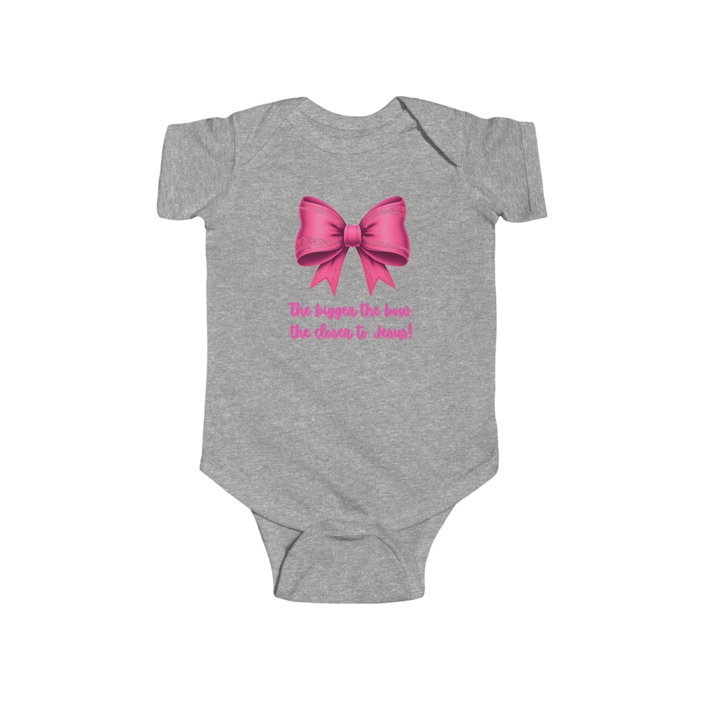 Funny Bow Infant Bodysuit