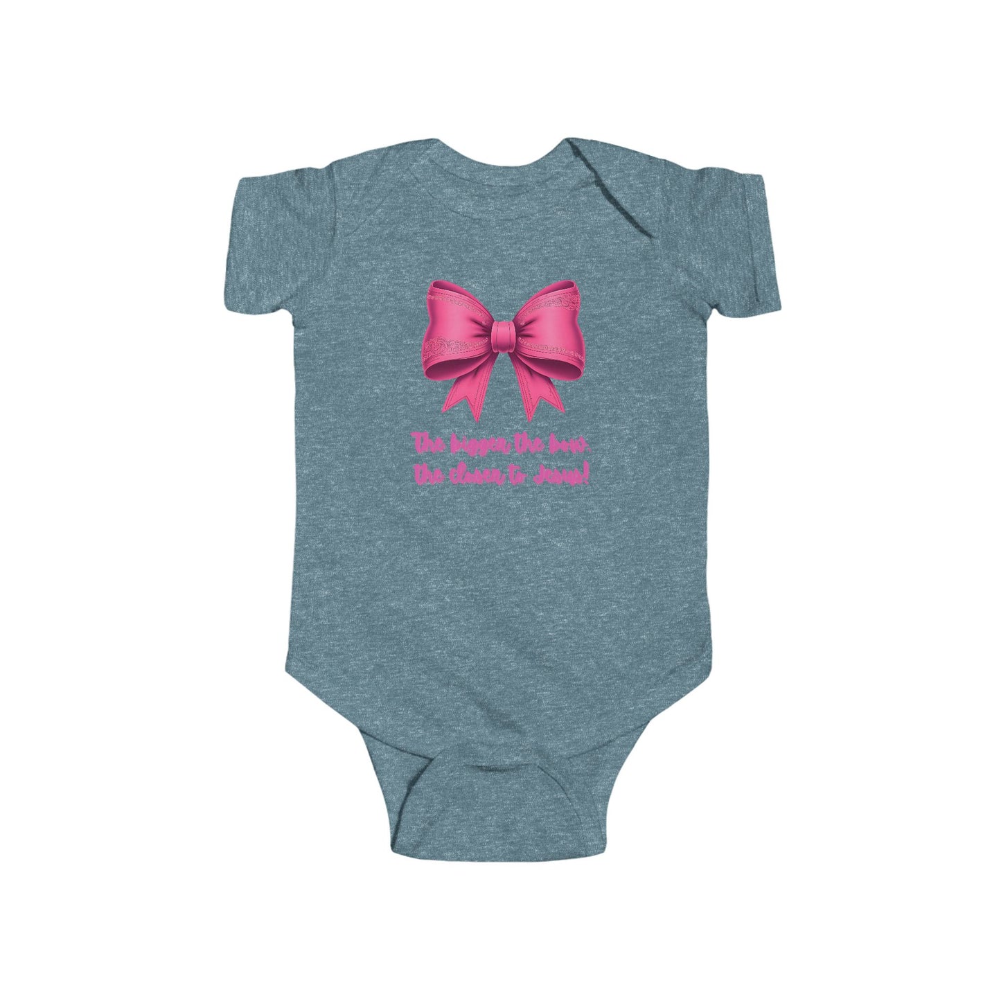 Funny Bow Infant Bodysuit