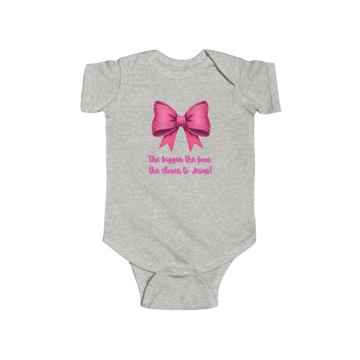 Funny Bow Infant Bodysuit