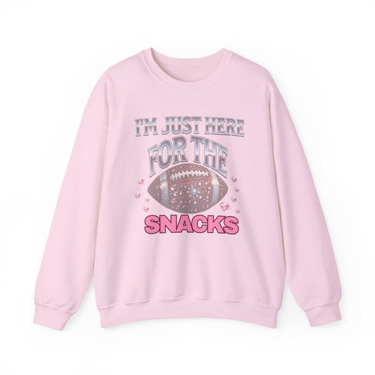 Game Day Comfort Crewneck Sweatshirt, Football Fan Gift, Casual Outfit, Cozy Apparel, Snack Lover Sweatshirt