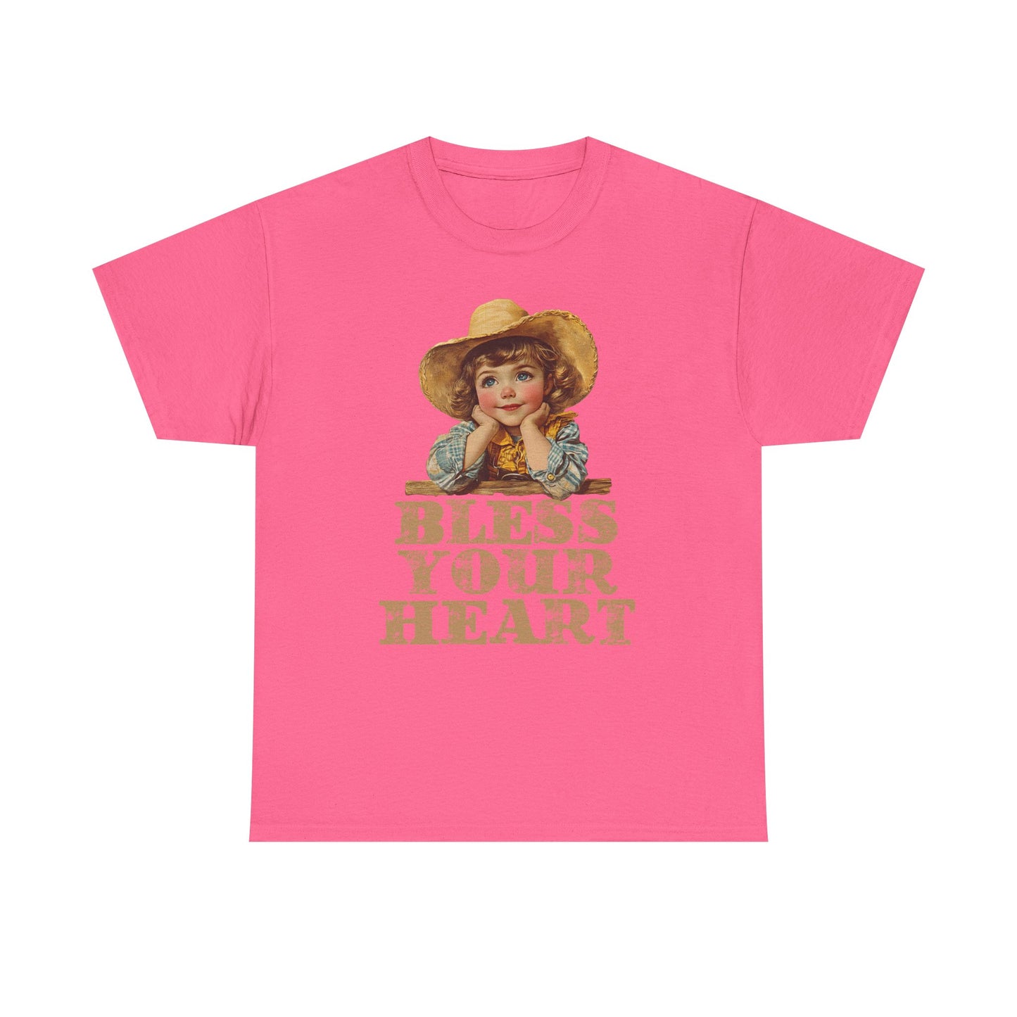 Bless Your Heart Vintage Tee, Southern Charm Shirt, Casual Unisex Cotton T-Shirt, Gifts for Her, Comfortable everyday wear