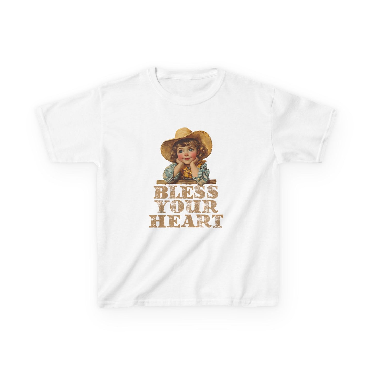 Vintage Girls Bless Your Heart Tee