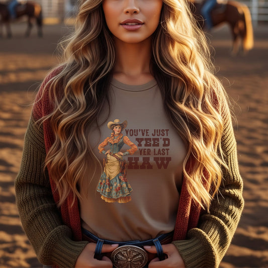 Retro Cowboy Tee, Western T-Shirt, Not My First Rodeo Shirt, Vintage Style Shirt, Country Chic Apparel, Gift for Rodeo Fans