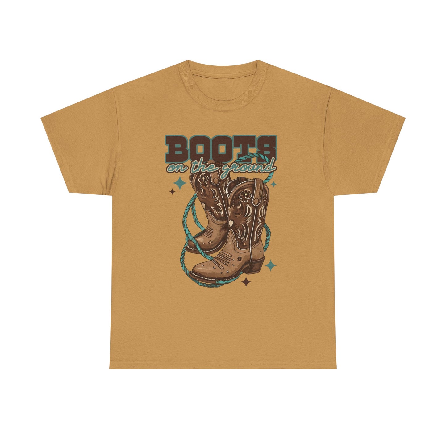 Western Boots Down Unisex Tee